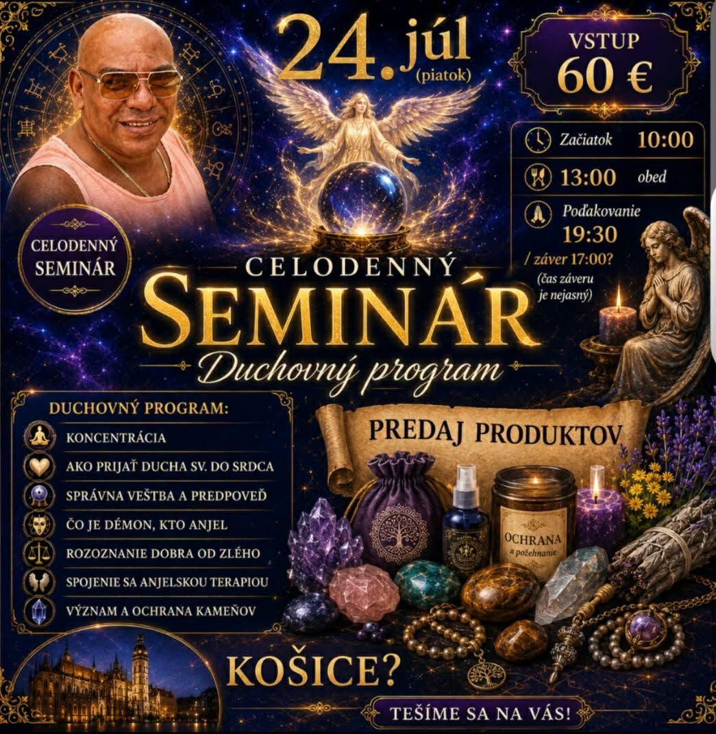 Štefan Betyar VSTUPENKA SEMINÁR KOŠICE